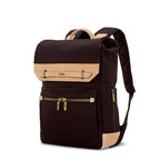 Hartmann Reserve Canvas and Leather Backpack Debossing - Oak - View 5