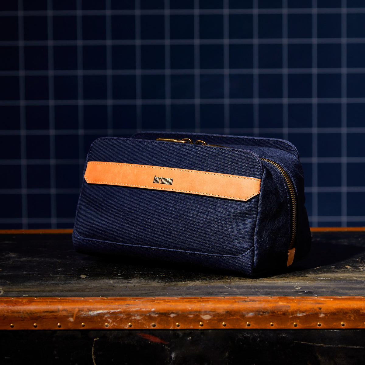 Hartmann Reserve Canvas Toiletry Kit Debossing - Midnight Navy - View 8