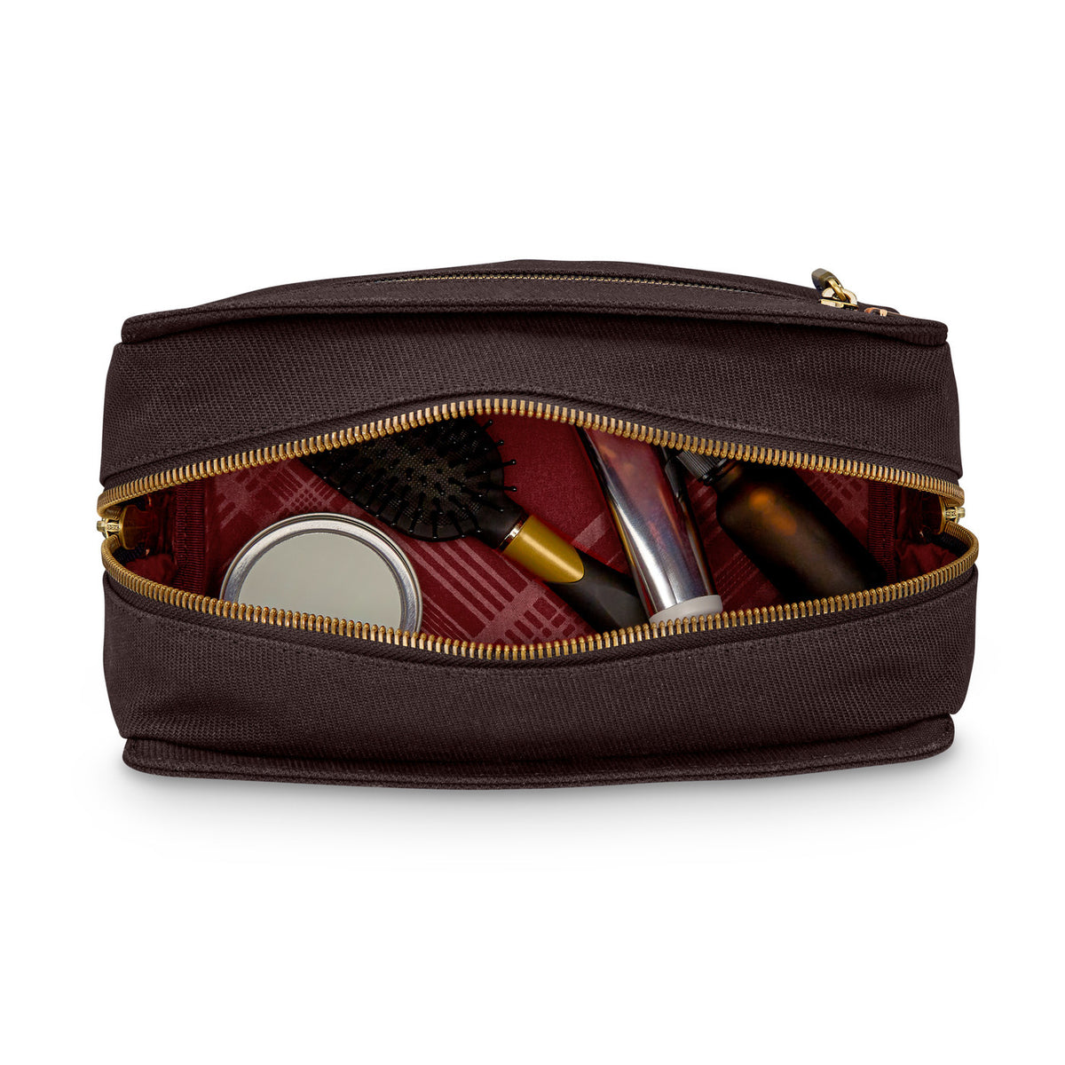 Hartmann Reserve Canvas Toiletry Kit Laser Engraving - Oak - View 4