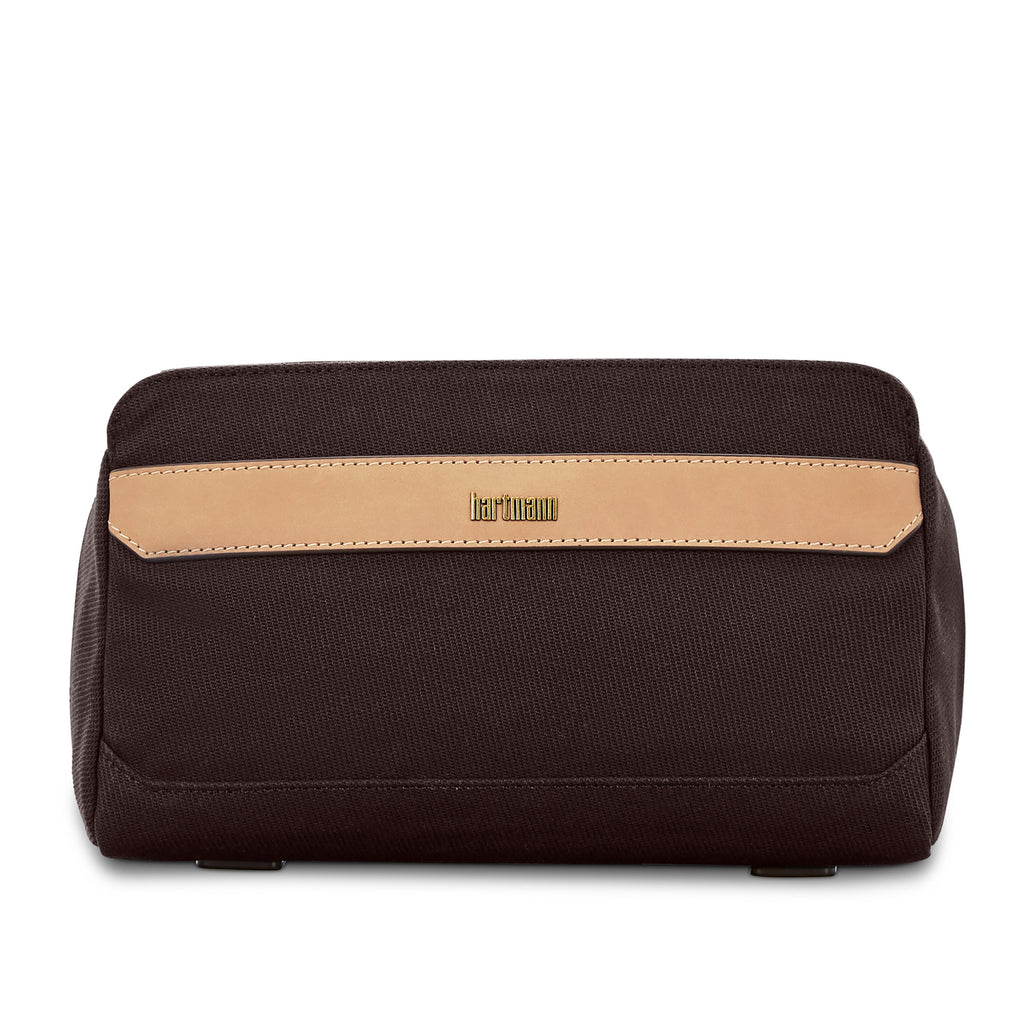 Hartmann Reserve Canvas Toiletry Kit Laser Engraving - Oak - View 5