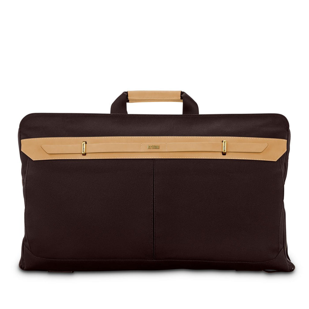 Hartmann Reserve Canvas Trifold Garment Bag Debossing - Oak - View 1
