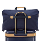 Hartmann Reserve Canvas Trifold Garment Bag Laser Engraving - Midnight Navy - View 9