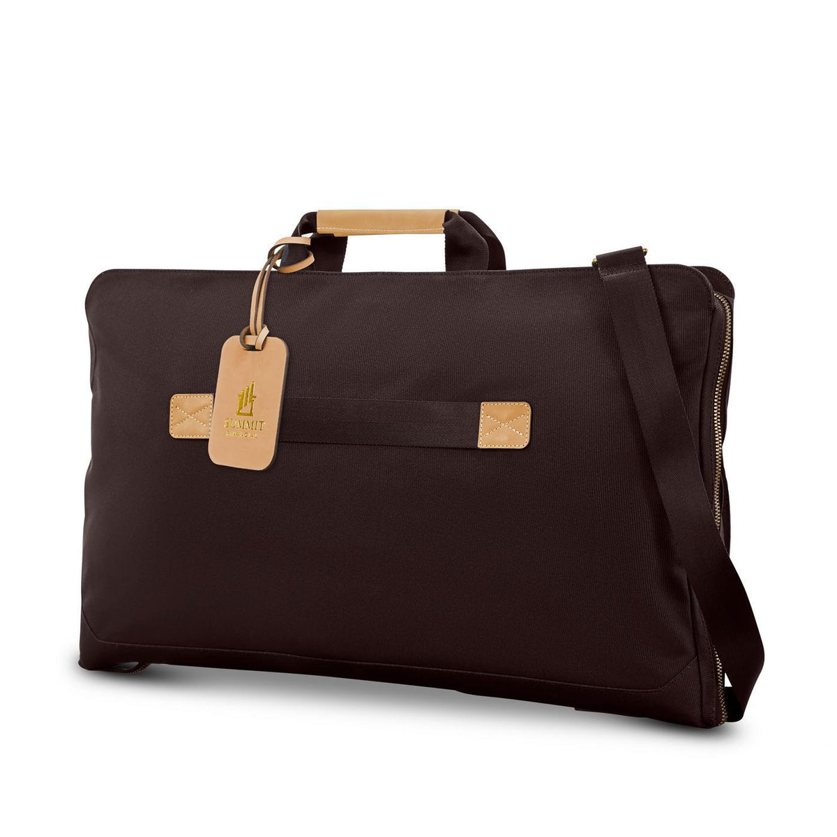 Hartmann Reserve Canvas Trifold Garment Bag Laser Engraving - Oak - View 4
