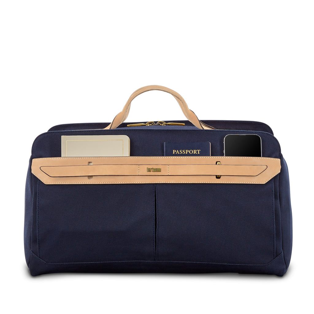 Hartmann Reserve Canvas Weekender Duffel Debossing - Midnight Navy - View 10