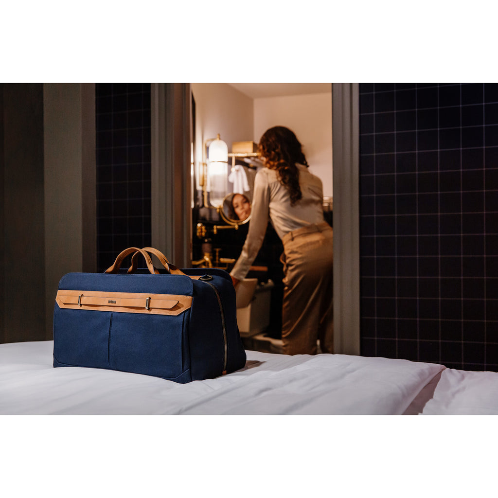 Hartmann Reserve Canvas Weekender Duffel Debossing - Midnight Navy - View 12