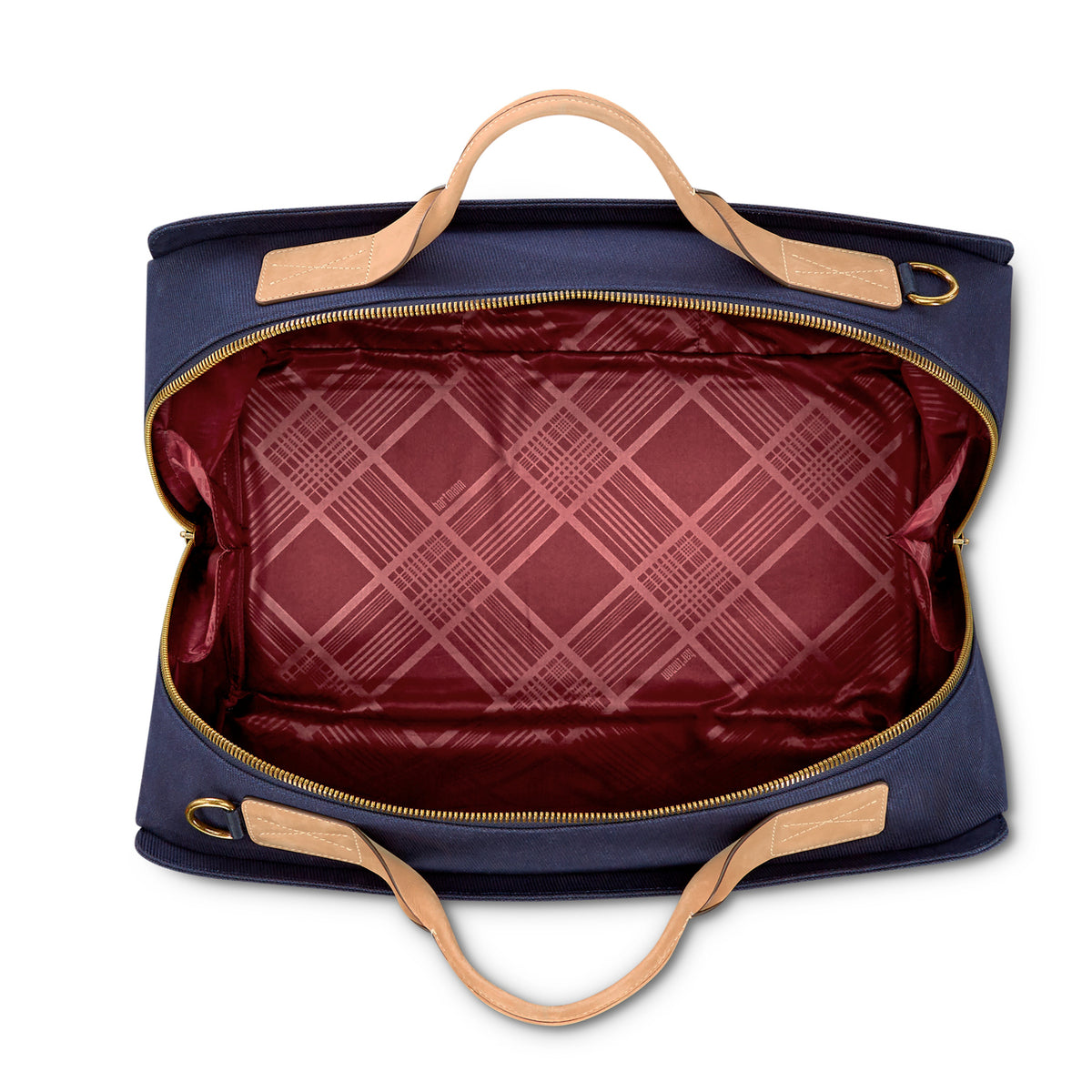 Hartmann Reserve Canvas Weekender Duffel Laser Engraving - Midnight Navy - View 8