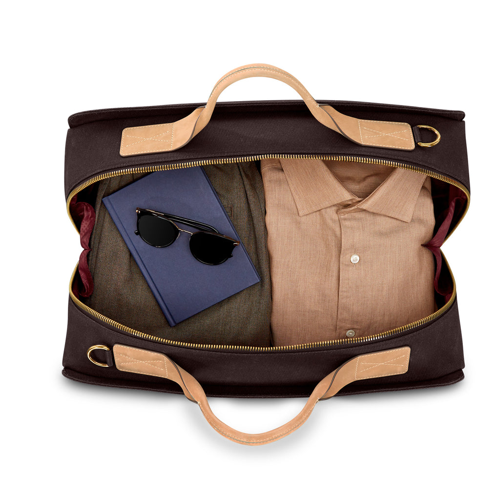 Hartmann Reserve Canvas Weekender Duffel Laser Engraving - Oak - View 5