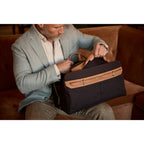 Hartmann Reserve Canvas Weekender Duffel Laser Engraving - Oak - View 8