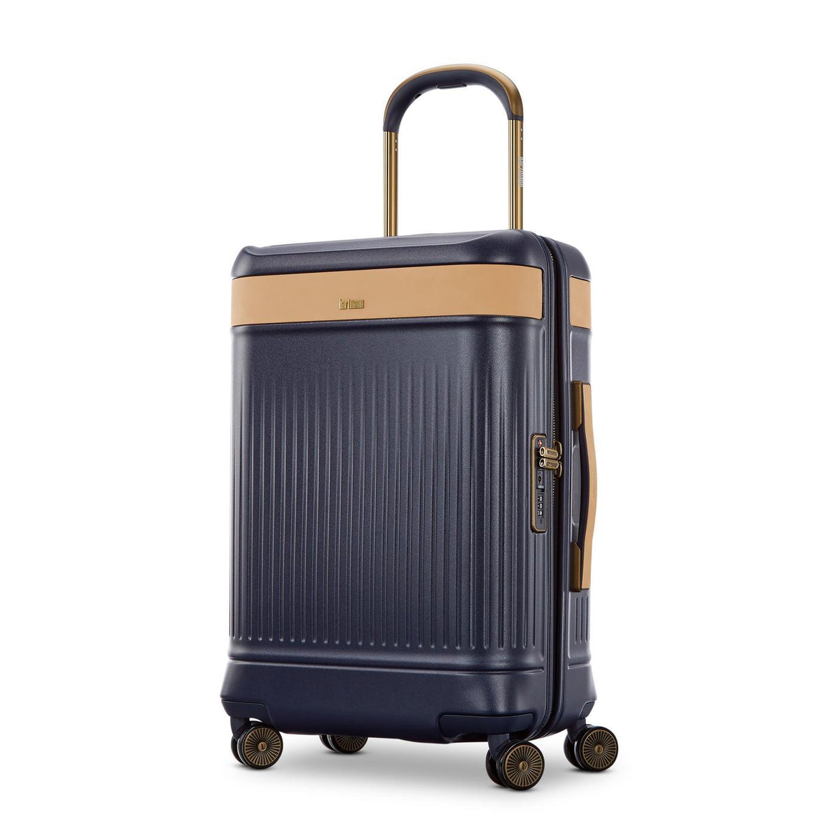 Hartmann Reserve Hardside Carry-On with Leather Trim Debossing - Midnight Navy - View 1