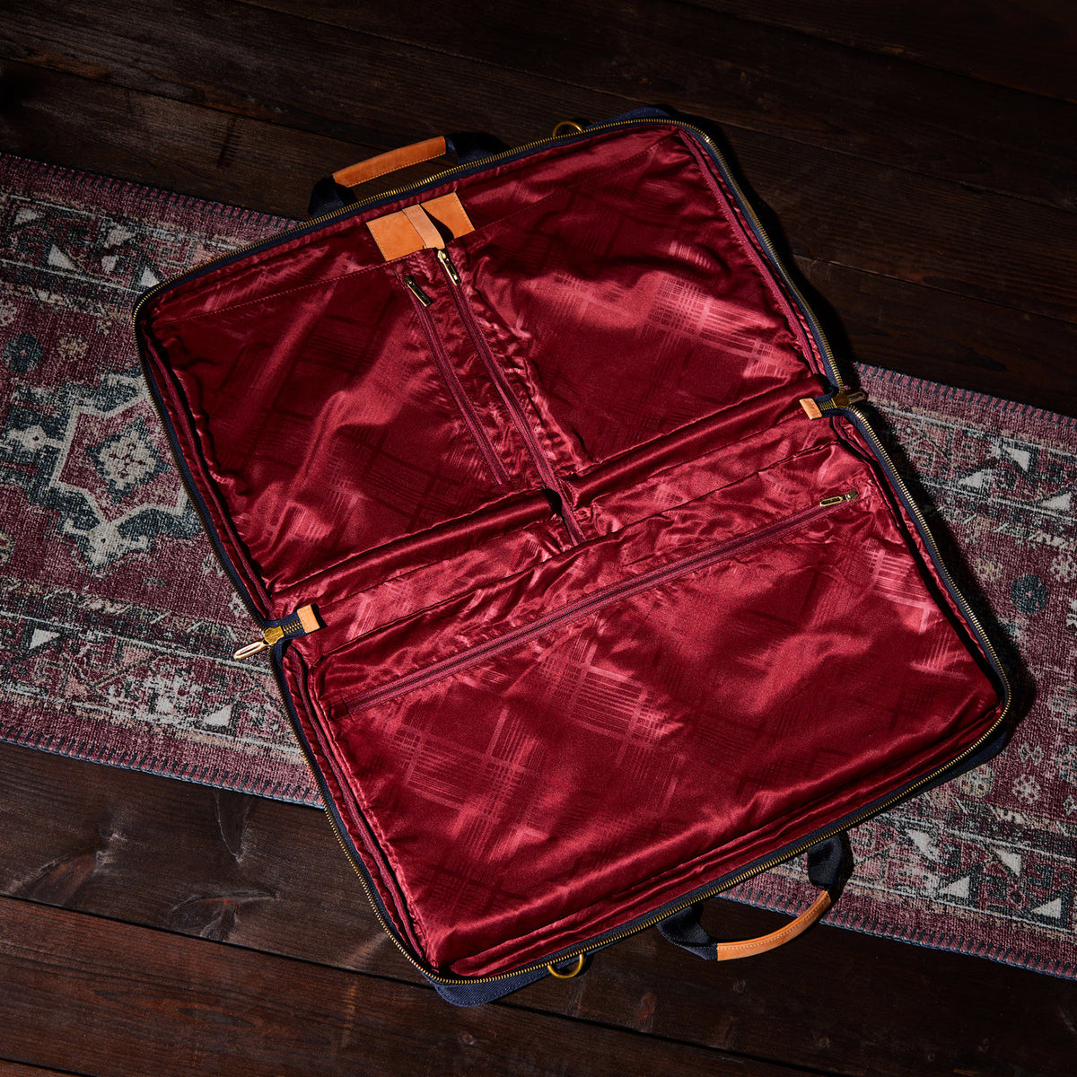 Hartmann Reserve Hardside Carry-On with Leather Trim Debossing - Midnight Navy - View 14