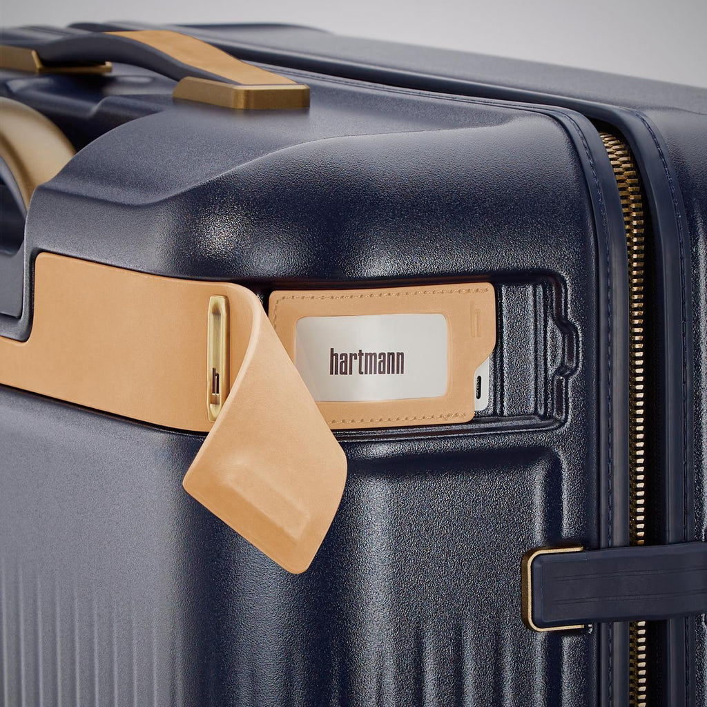 Hartmann Reserve Hardside Carry-On with Leather Trim Debossing - Midnight Navy - View 6