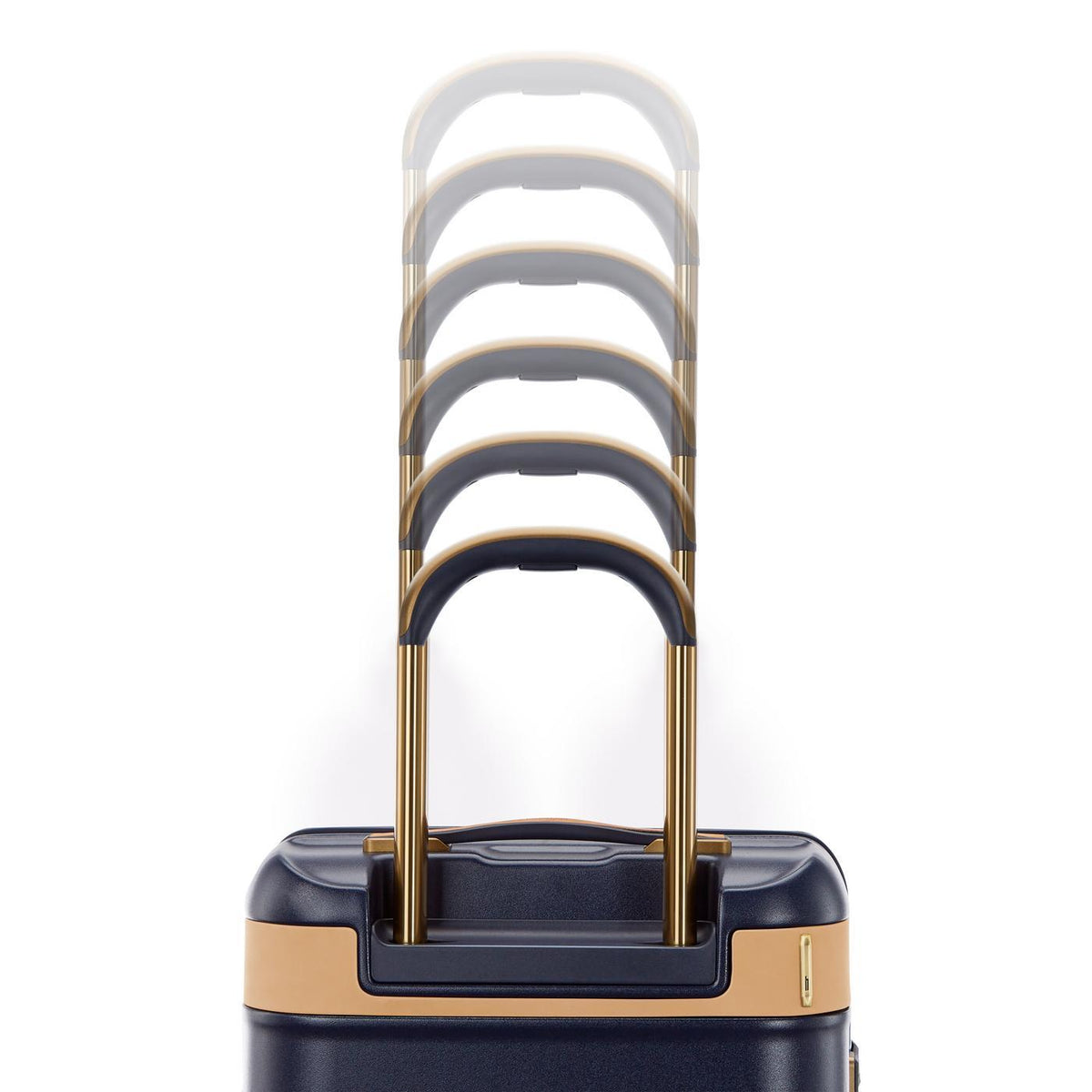 Hartmann Reserve Hardside Carry-On with Leather Trim Debossing - Midnight Navy - View 7