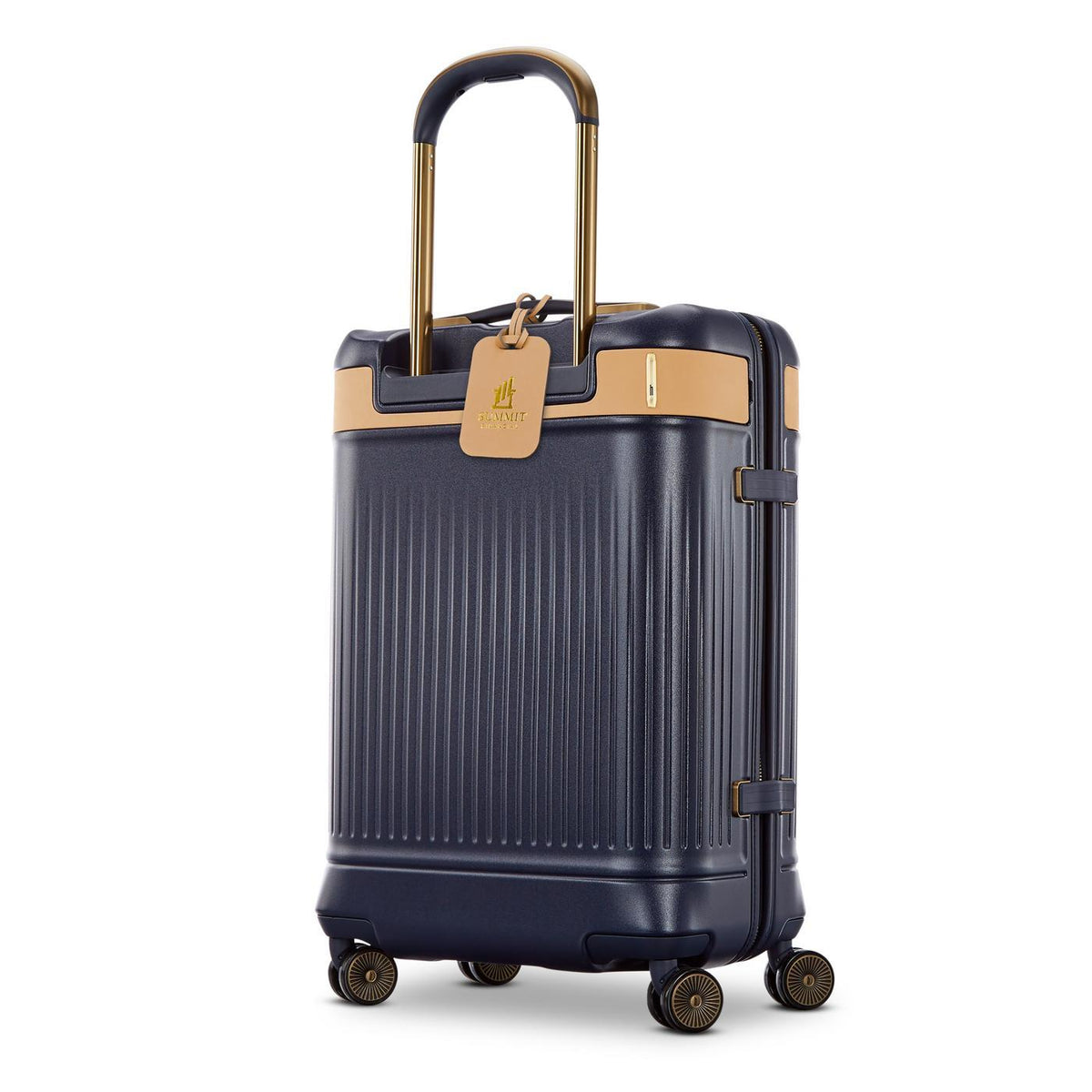 Hartmann Reserve Hardside Carry-On with Leather Trim Laser Engraving - Midnight Navy - View 12