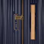 Hartmann Reserve Hardside Carry-On with Leather Trim Laser Engraving - Midnight Navy - View 9