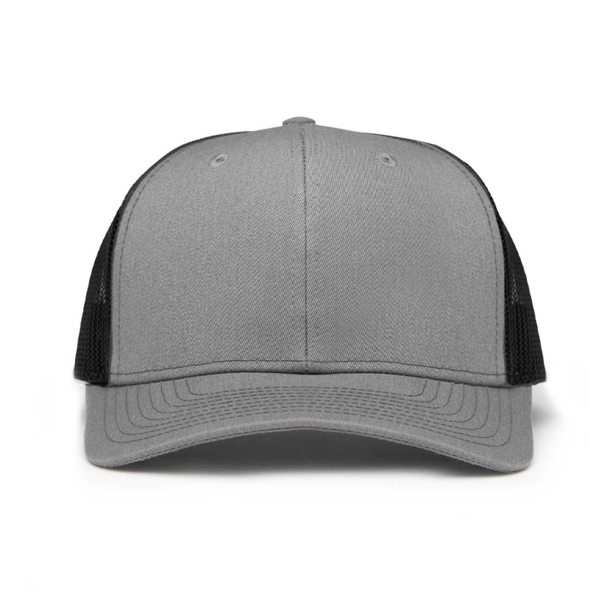 Hauler Classic Trucker Cap - Gray With Black - Front