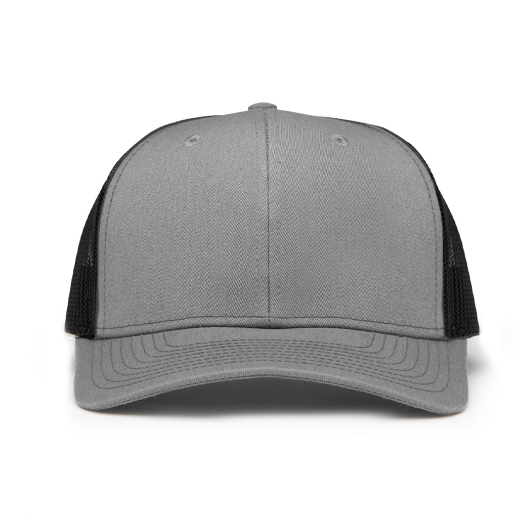 Hauler Classic Trucker Cap - Gray With Black - Front