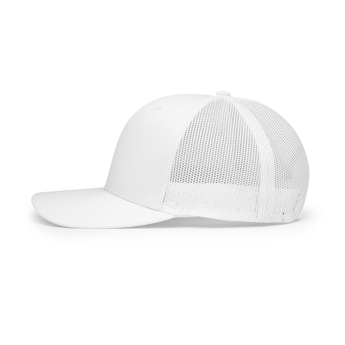 Hauler Classic Trucker Cap - White - Side