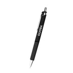 Hayes Gel Pen in Recycled ABS - Black - Silk Screen