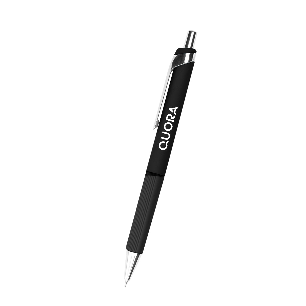 Hayes Gel Pen in Recycled ABS - Black - Silk Screen