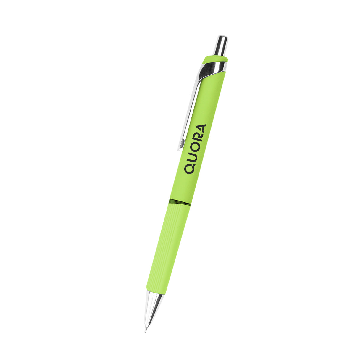 Hayes Gel Pen in Recycled ABS - Lime Green - Silk Screen