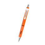 Hayes Gel Pen in Recycled ABS - Orange - Front