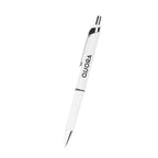 Hayes Gel Pen in Recycled ABS - White - Silk Screen