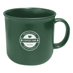 Hayes Mug, 15 oz - Green - Silk Screen