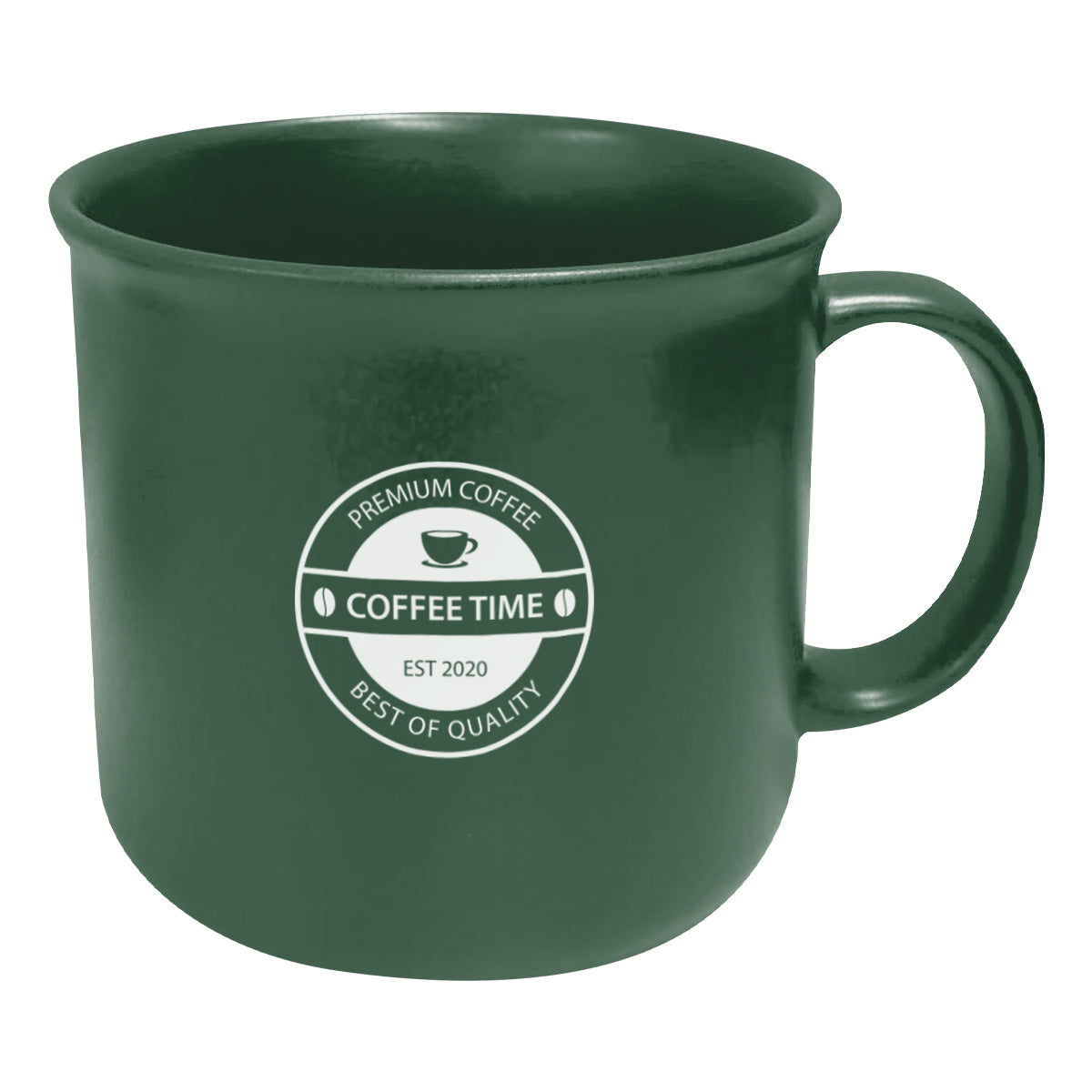 Hayes Mug, 15 oz - Green - Silk Screen