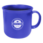 Hayes Mug, 15 oz Laser Engraving - Royal Blue - Silk Screen