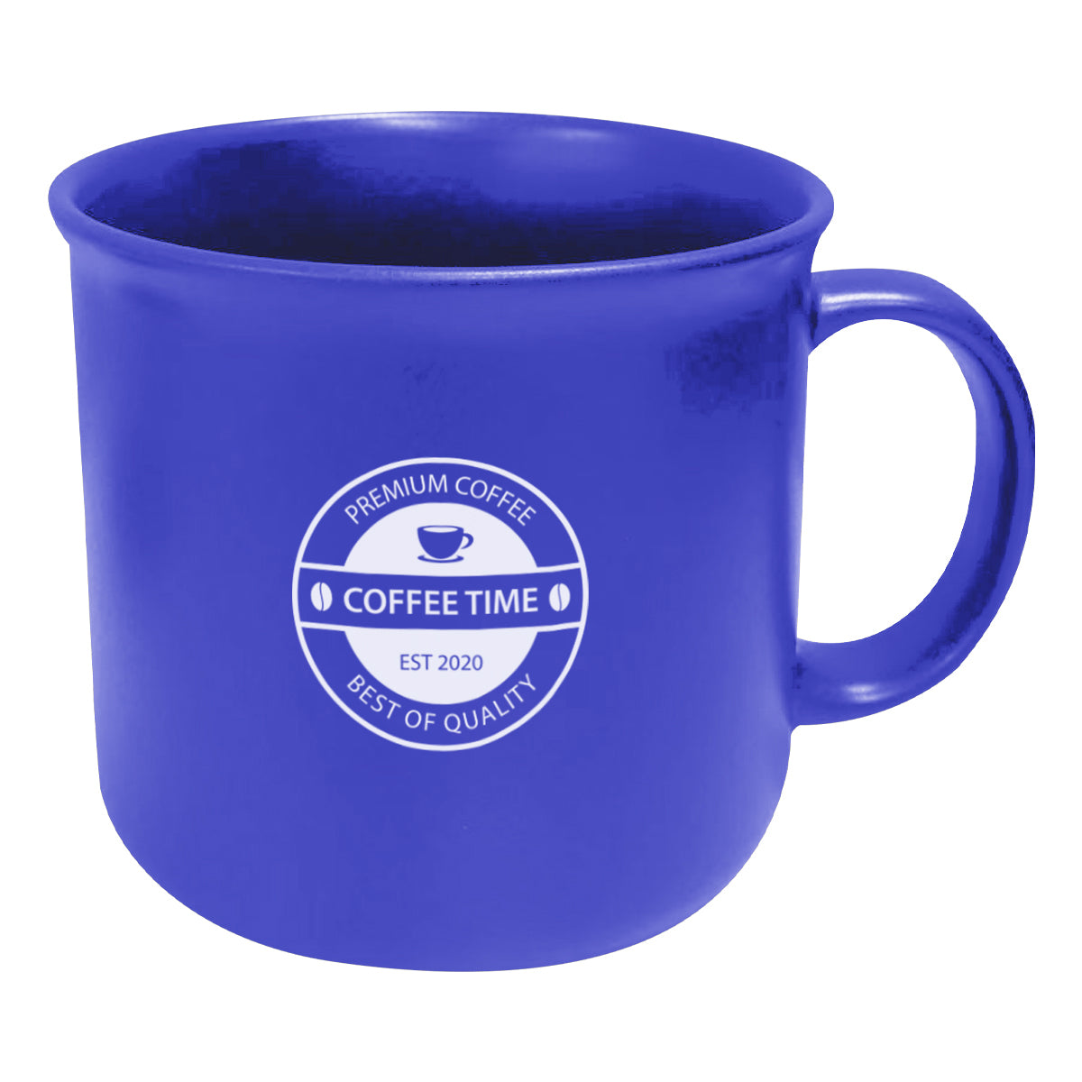 Hayes Mug, 15 oz Laser Engraving - Royal Blue - Silk Screen