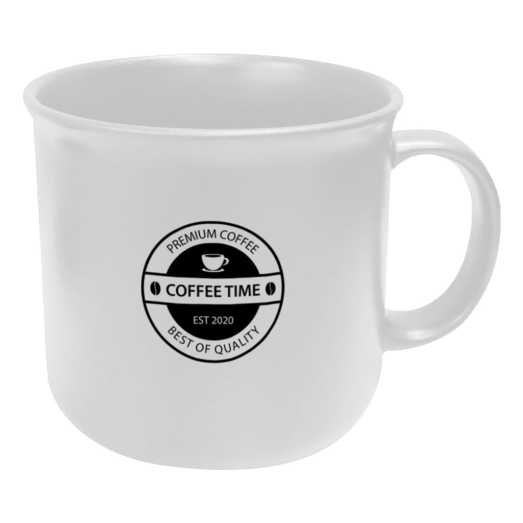 Hayes Mug, 15 oz - White - Silk Screen
