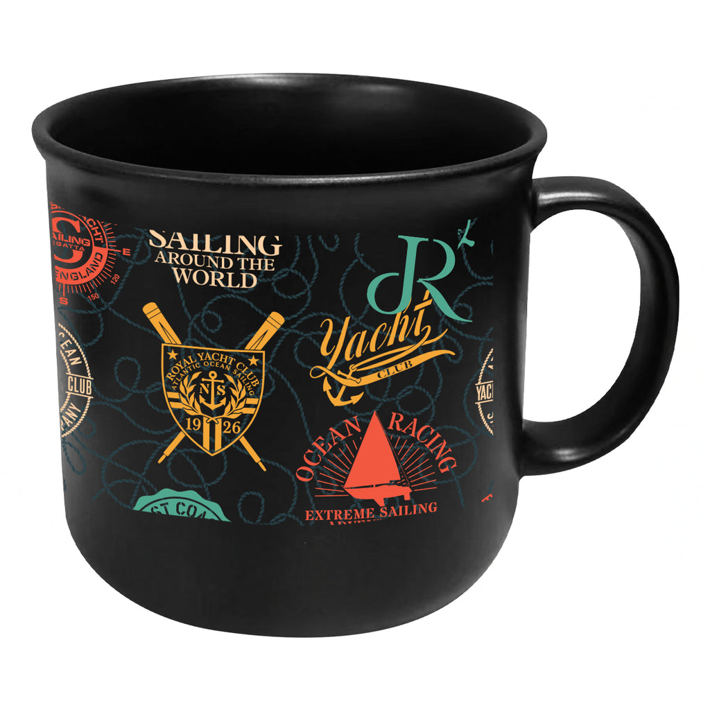 Hayes Mug in Full Color, 15 oz - Black - Megabrite