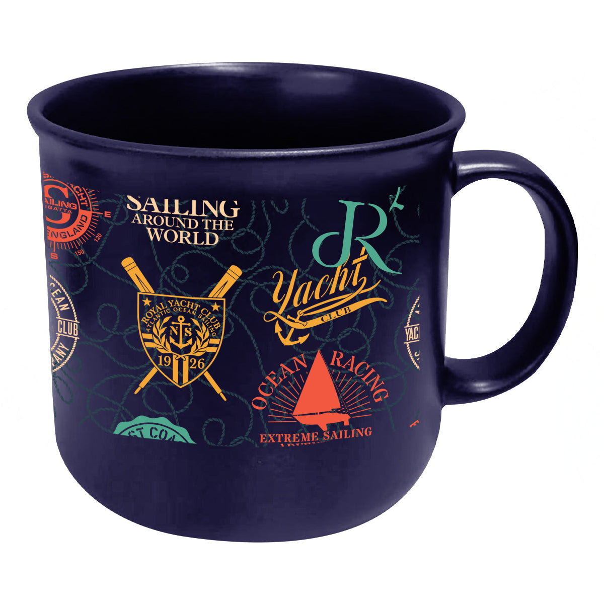 Hayes Mug in Full Color, 15 oz - Cobalt Blue - Megabrite