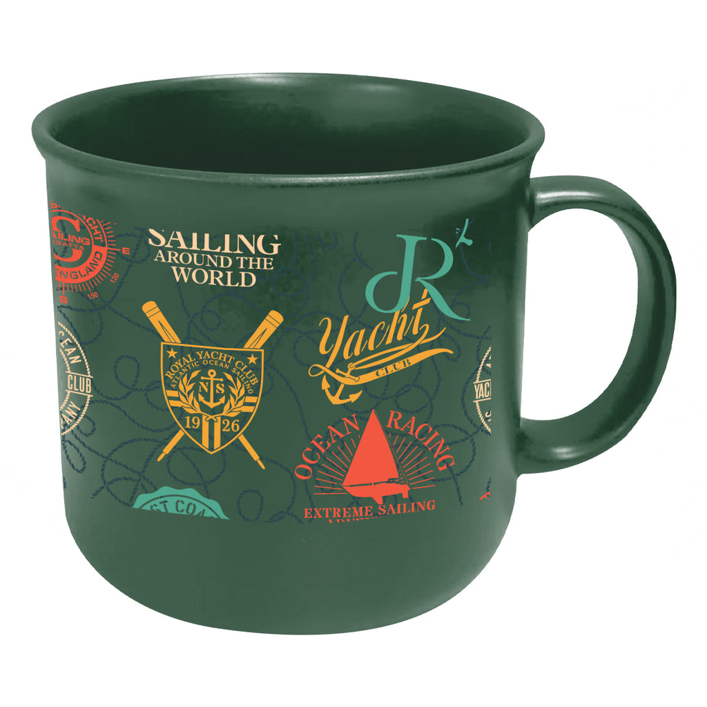 Hayes Mug in Full Color, 15 oz - Green - Megabrite