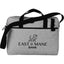 Heather Briefcase with Pen Loops and D-Ring Embroidery - Light Graphite - Front