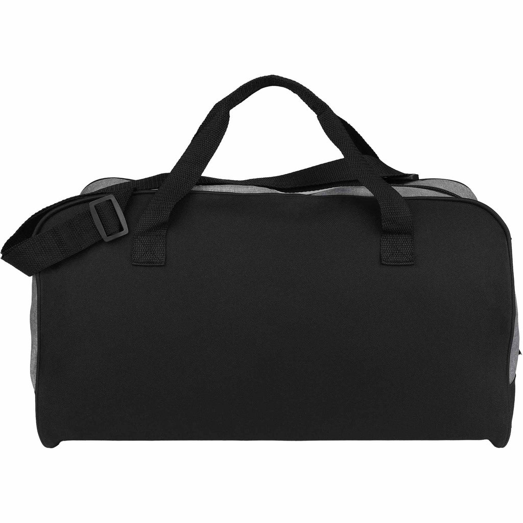 Heather Duffel Bag in PolyCanvas, 18 Inches Embroidery - Graphite - Back