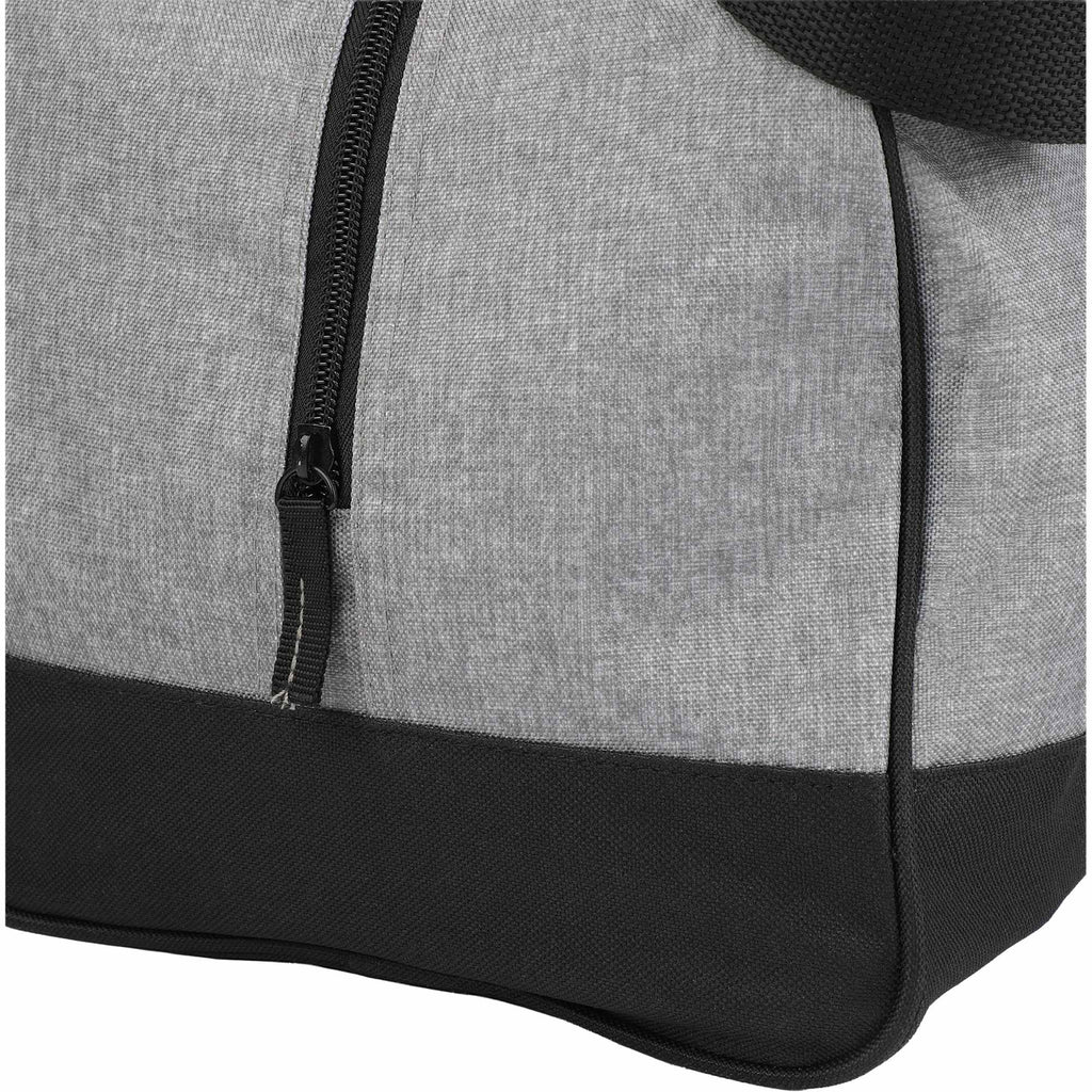 Heather Duffel Bag in PolyCanvas, 18 Inches Embroidery - Graphite - Detail