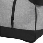 Heather Duffel Bag in PolyCanvas, 18 Inches Full Color - Graphite - Detail