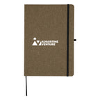 Heathered Journal, 7 x 10 Inches - Brown - Silk Screen