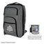 Heathered RFID Laptop Backpack and Briefcase Embroidery - Silk Screen