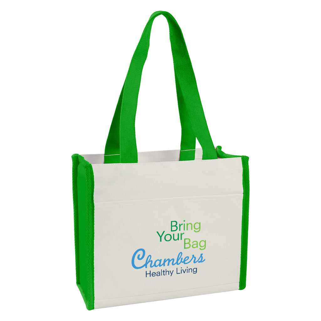 Heavy Cotton Canvas Tote Bag, 12 oz Embroidery - Colorbrite