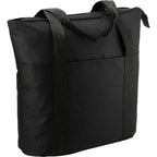 Heavy Duty Convention Tote with Zip Top - Black - Right Angle 2