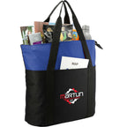 Heavy Duty Convention Tote with Zip Top - Blue - Photo