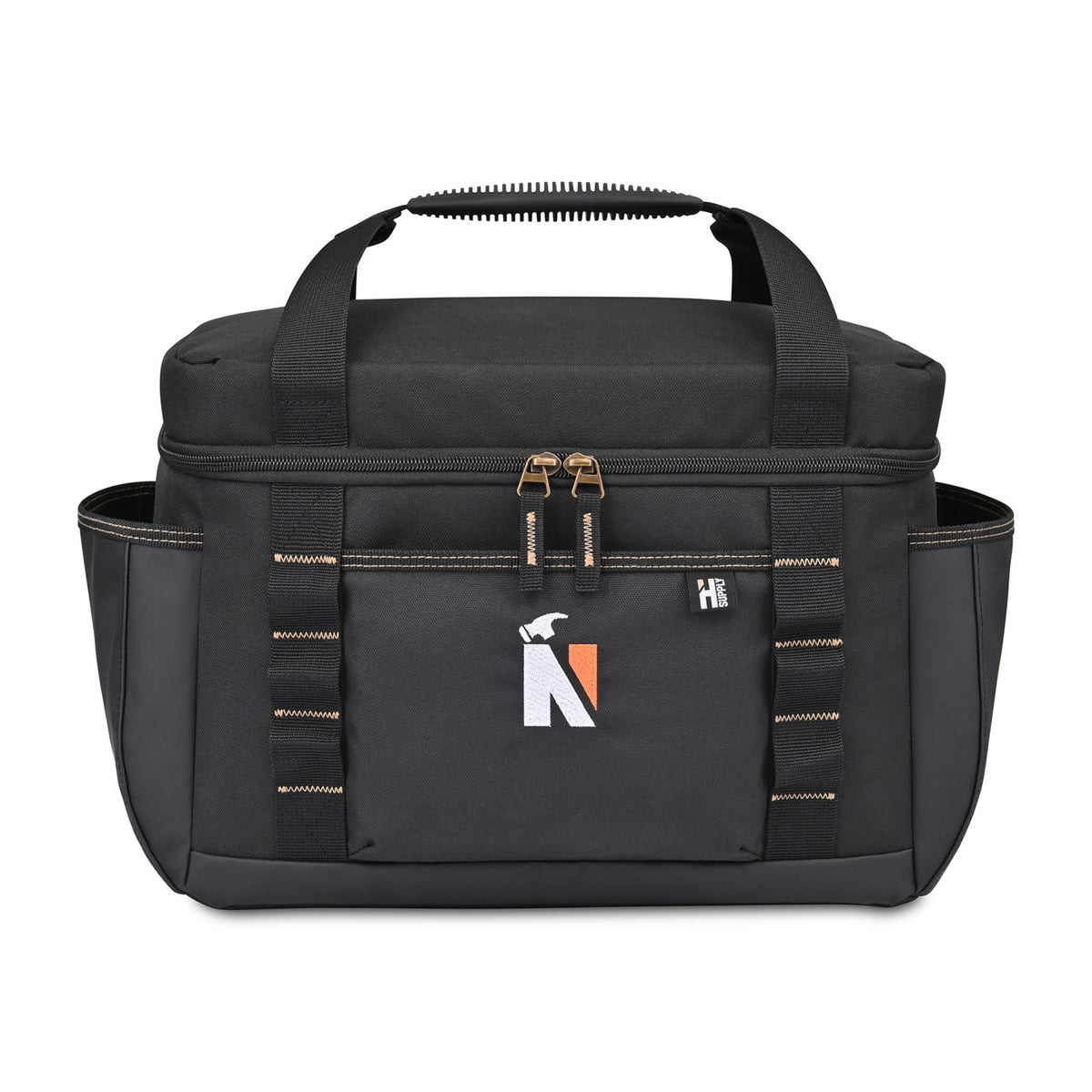 Heavy Duty XL Lunch Cooler for the Trades, 24 Cans Transfer - Black - View 1