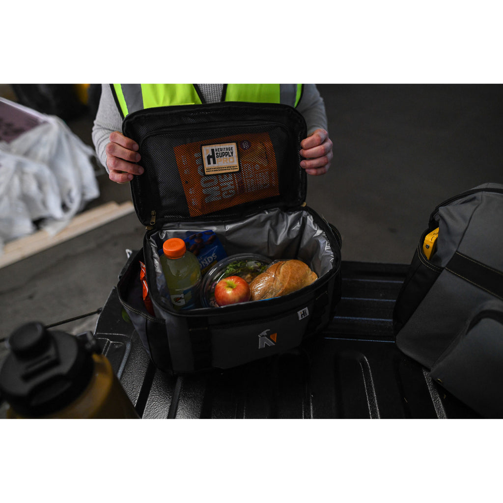 Heavy Duty XL Lunch Cooler for the Trades, 24 Cans Transfer - Dark Grey - View 4