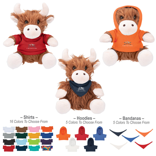 Heidi Highland Cow Plush Toy, 6 Inch
