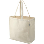 Hemp and Organic Cotton Carry-All Tote - Natural - Left Angle 2
