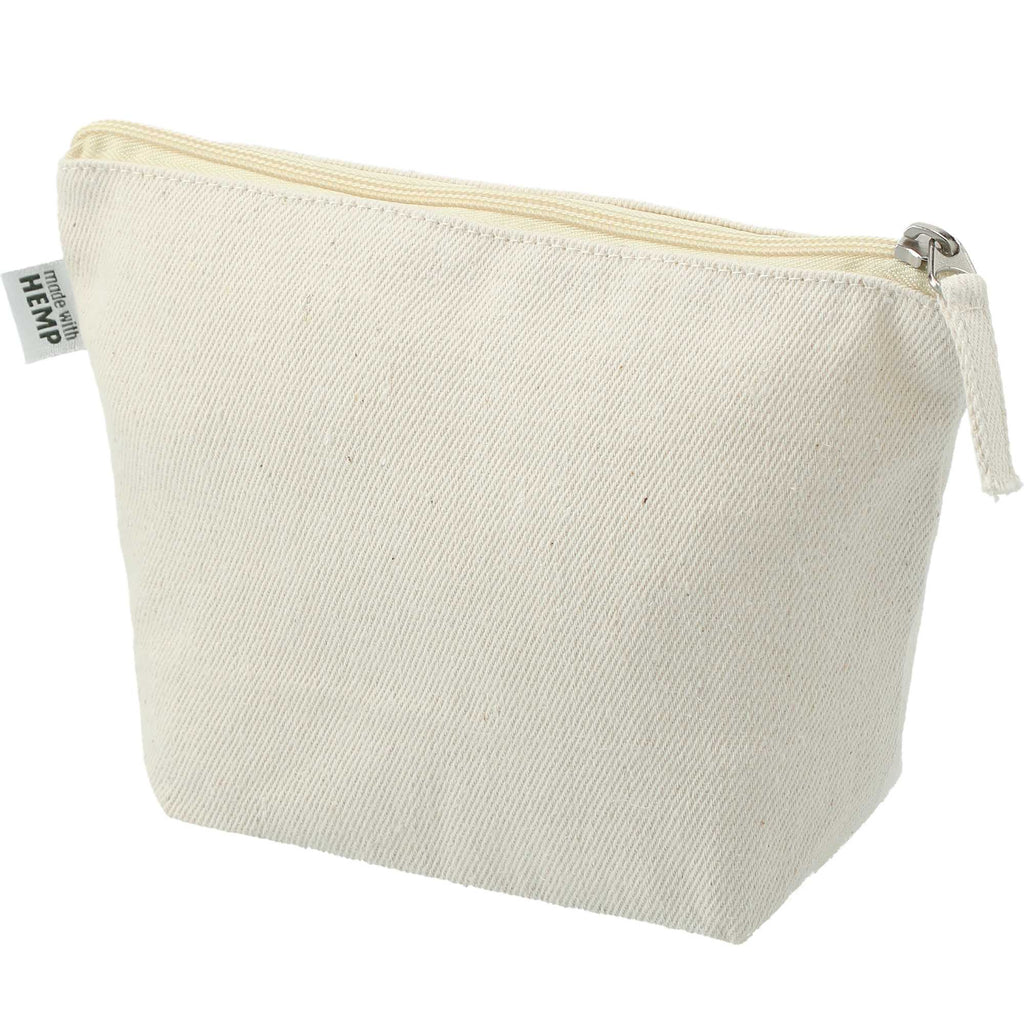 Hemp Cotton Pouch, 11 oz Transfer - Natural - Left Angle 4