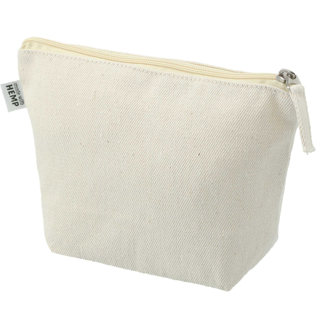 Hemp Cotton Pouch, 11 oz Transfer - Natural - Left Angle 4