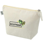 Hemp Cotton Pouch, 11 oz Transfer - Natural - Left Angle